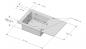 Mobile Preview: Keton Edelstahl Einbauspüle 76 x 43,5 cm Becken & Mega Armatur