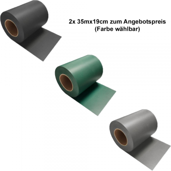 Sichtschutz für Doppelstabmatten Zaun 2x 35mx19cm